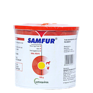 Vetoquinol Samfur powder 100g for hair growth