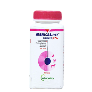 Vetoquinol Merical Pet Briskit 60 Tablets supplement for dogs & cats.