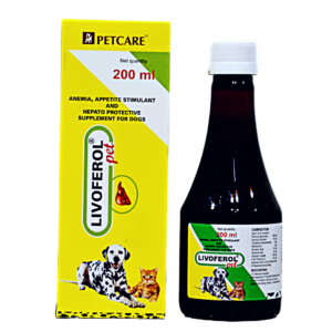 Petcare Livoferol Syrup For Dogs and Cats Healthy Liver 200ML