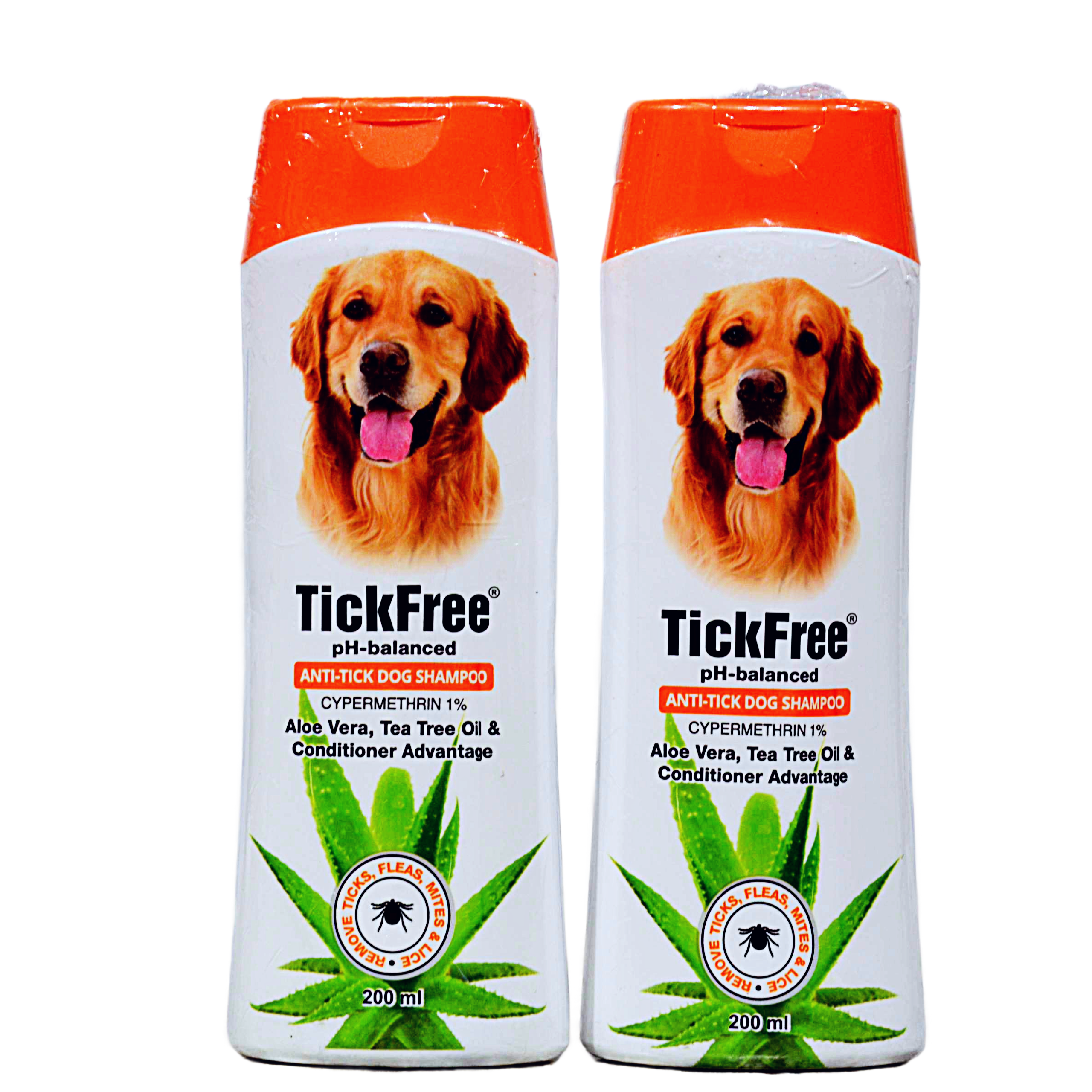 Sky EC Tickfree PH-Balanced Anti-Tick Dog Shampoo Cypermethrin 1% Aloevera, Tea Tree oil & Conditioner Advantage – 200ML