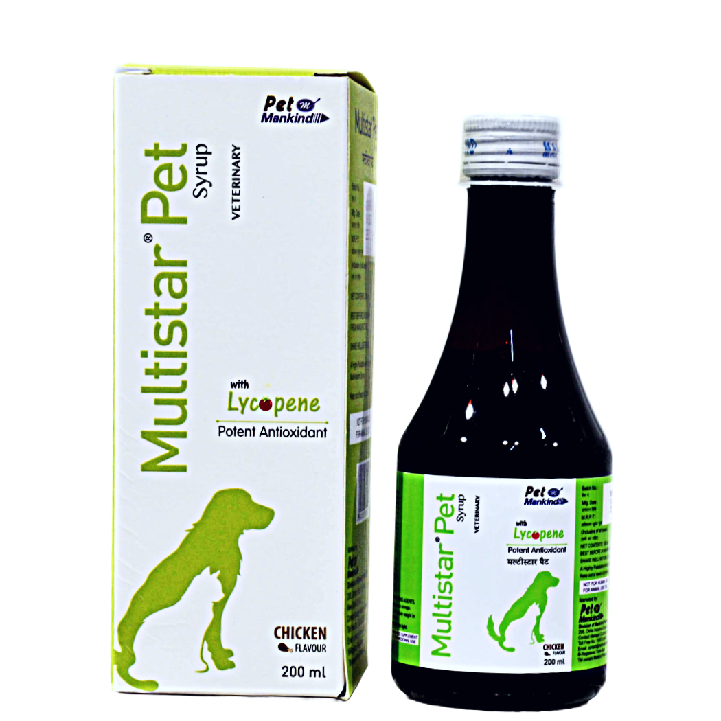 Mankind, Multistar Pet Syrup with Lycopene Potent Antioxidant. 200 ml