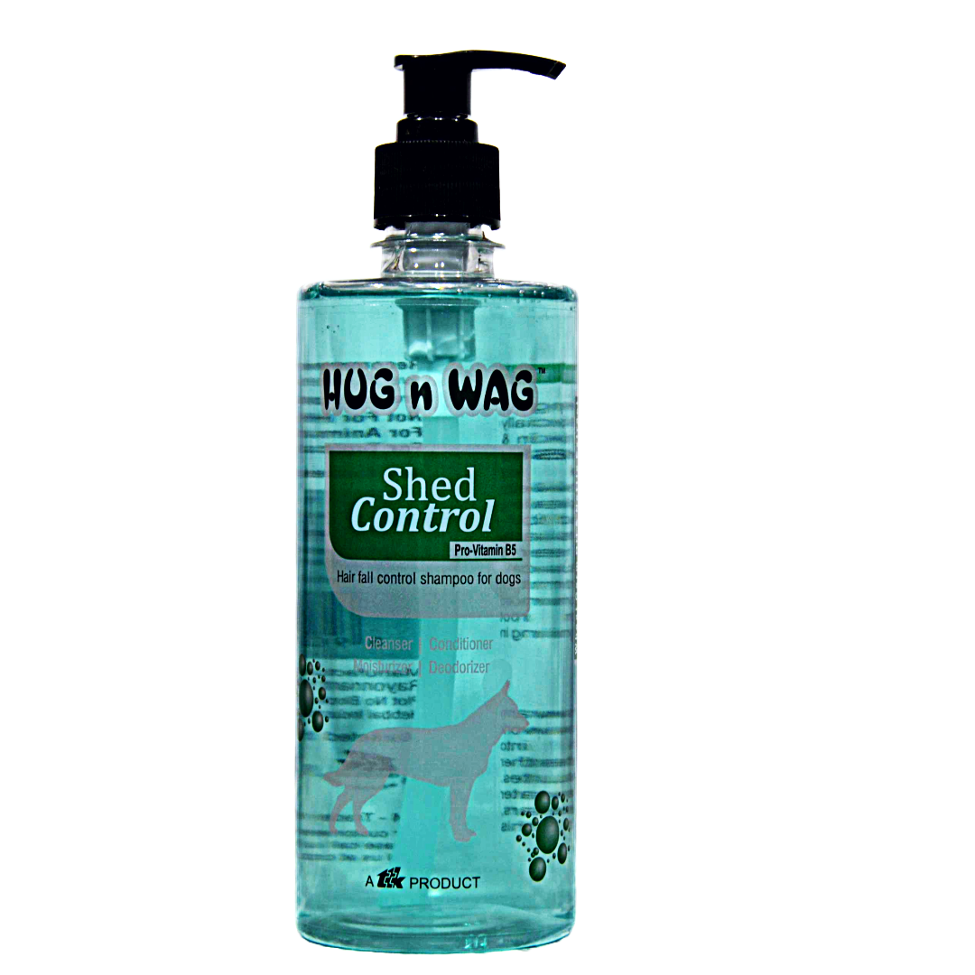 TTK, HUG N WAG, Shed Control, Pro- Vitamin B5 Hair Fall Control Shampoo for Dog 500 ML