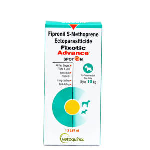 Vetoquinol Fixotic Advance Spot On Upto 10kg. 0.67ml 