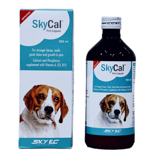 Sky EC SkyCal Pet Liquid 500ml for stronger bones, Teeth,