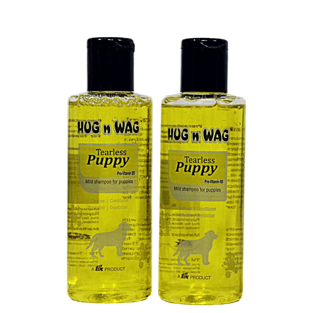TTK, HUG N WAG, Tearless, Puppy , Pro -Vitamin B5, Mild shampoo for Puppies. 200 ML