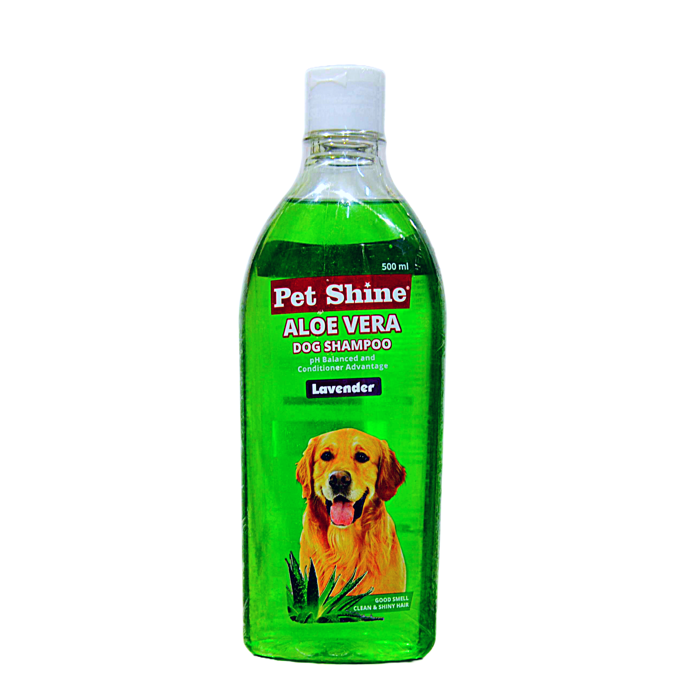 Sky EC Pet Shine Aloevera Dog Shampoo Lavender Good Smell Clean & Shiny Hair – 500 ML