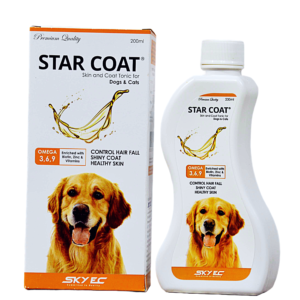 Sky EC STAR COAT Skin and Coat Tonic for Dogs & Cats 200ml