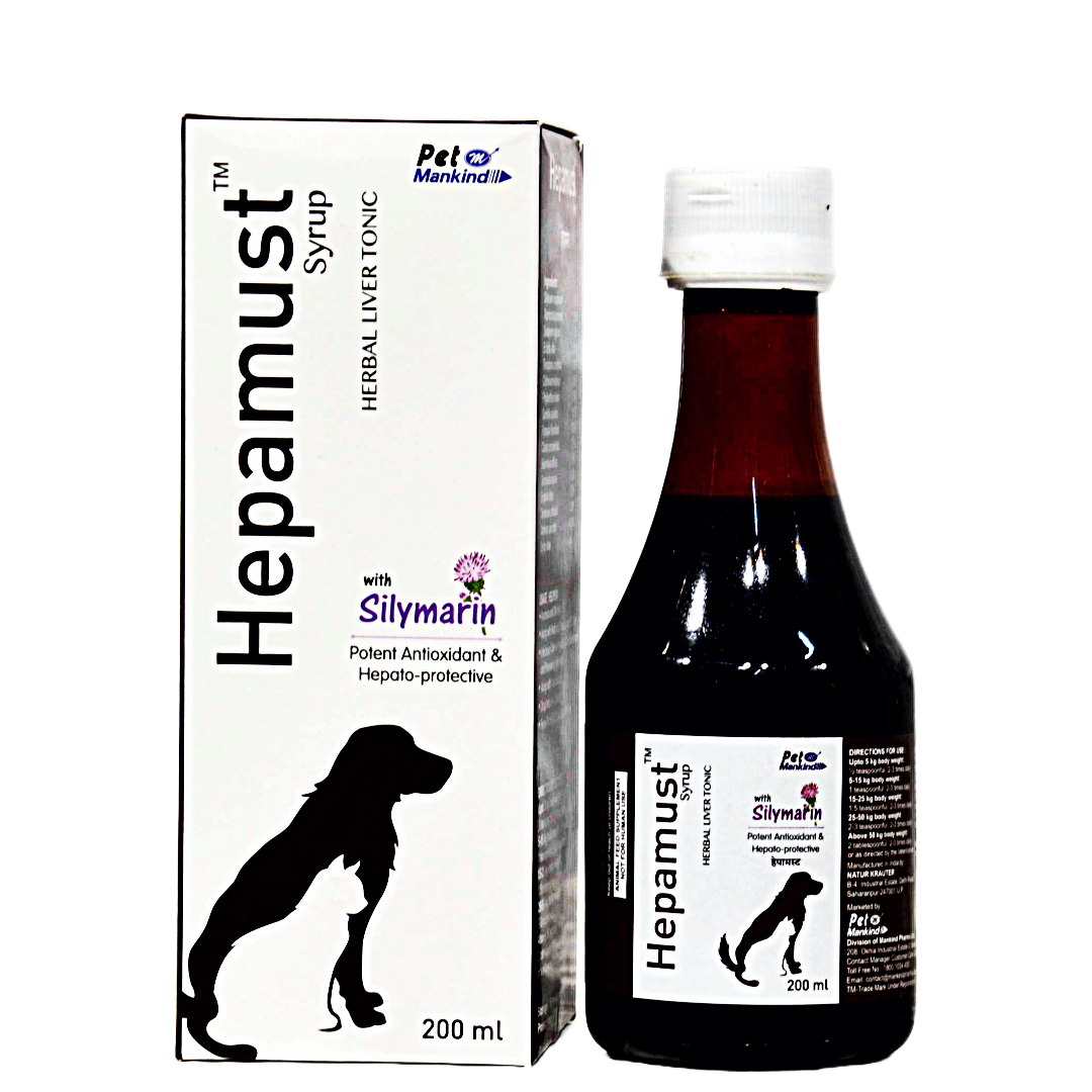 Mankind, Hepamust, Syrup Herbal Liver Tonic with Silymarin, Potent Antiouidant & Hepato-Protective . 200ML